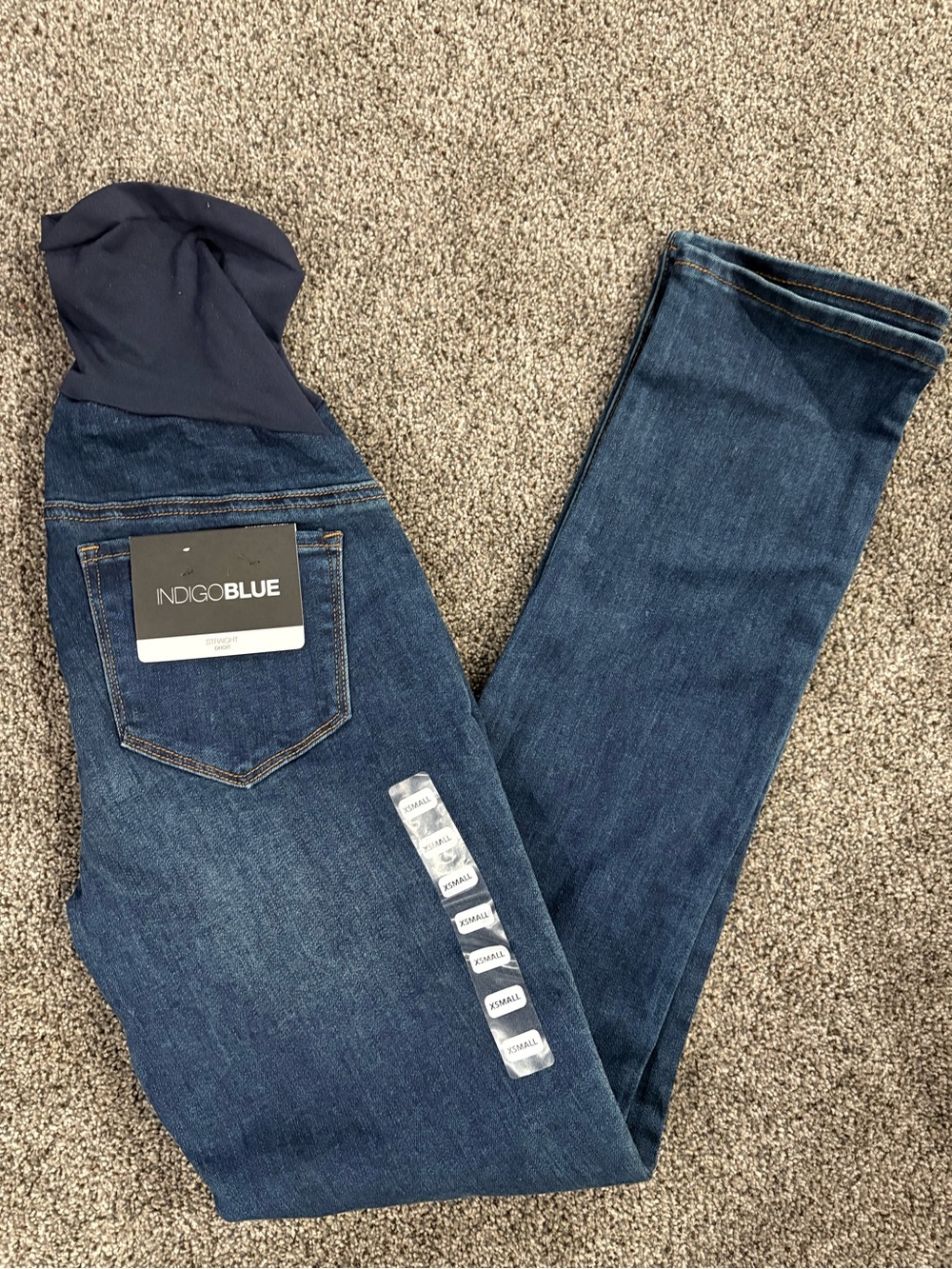 Indigo Blue Women's Navy & Dark Blue Maternity Jeggings